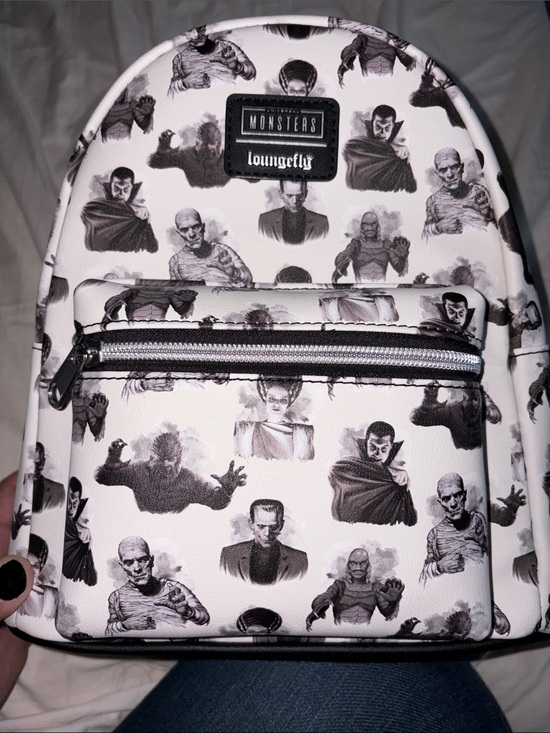 Loungefly Handbags - Loungefly universal monsters aop print mini backpack